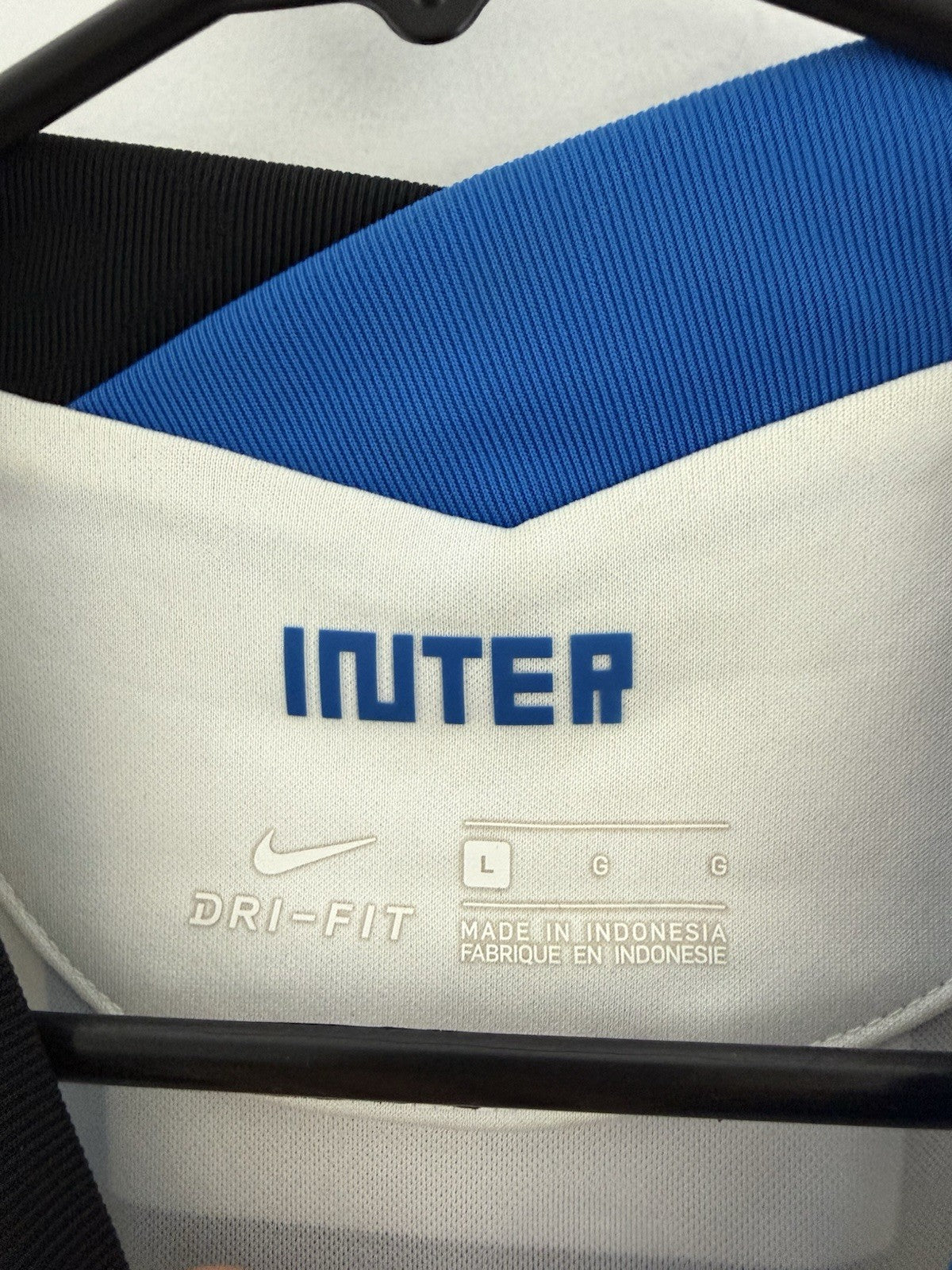 Inter Milan Barella #23 2020/21 Away Large Shirt Very Good Condition CD4239-101