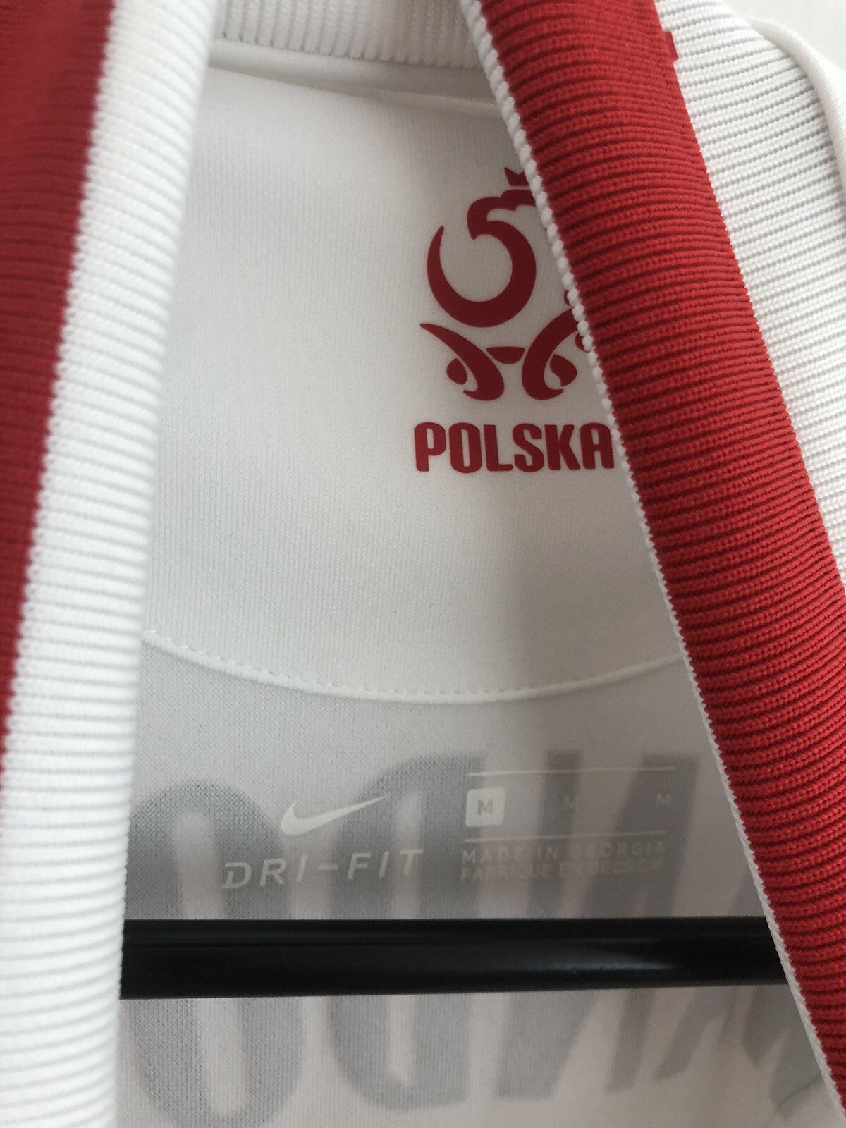 Poland Lewandowski #9 2020 Medium Home Shirt Excellent Condition CD0722-100