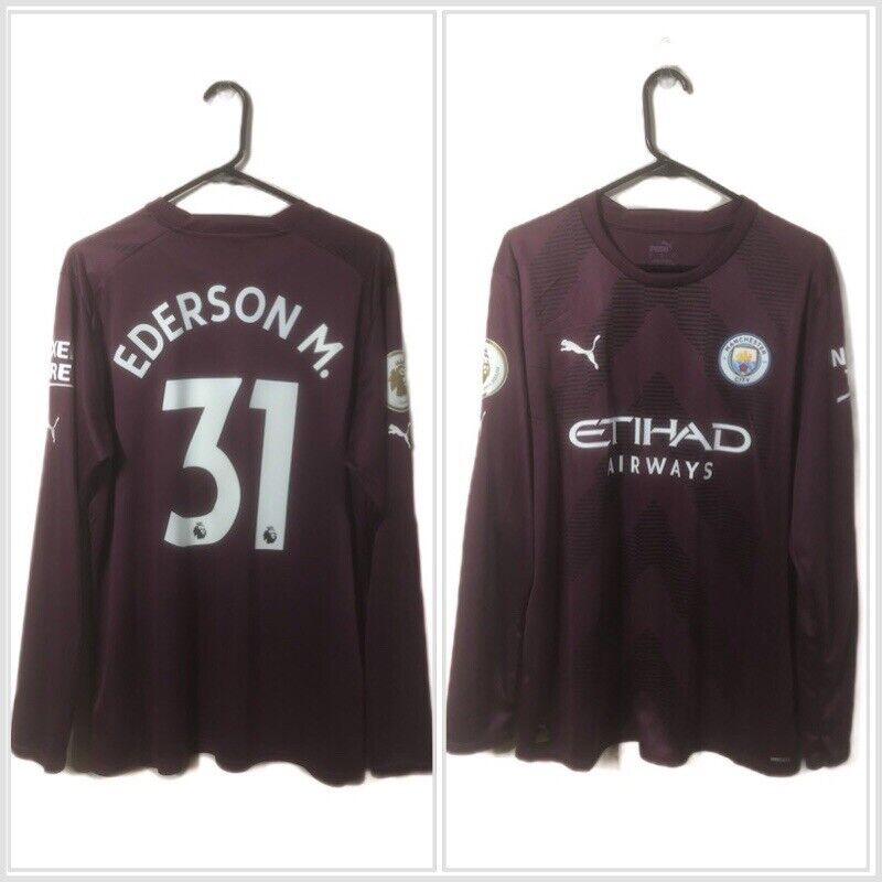 Ederson M 31 Manchester City Treble 2022 23 Large Home Gk Shirt 765746 97
