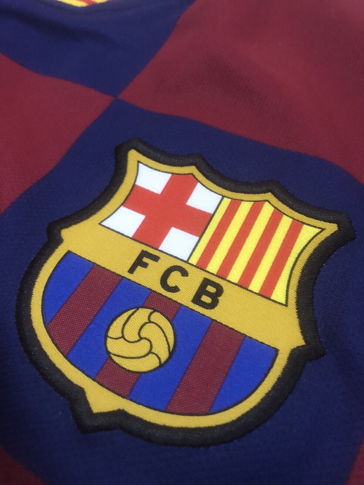 Suarez 9 Barcelona Xl 2019 20 Home Shirt Nike Excellent Condition  Aj5532 456