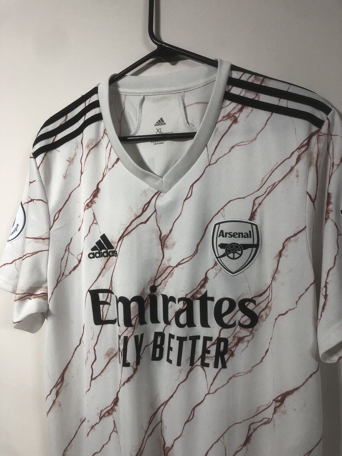 Saka #7 Arsenal 2020/21 XL Away Shirt Adidas Excellent Condition EH5815