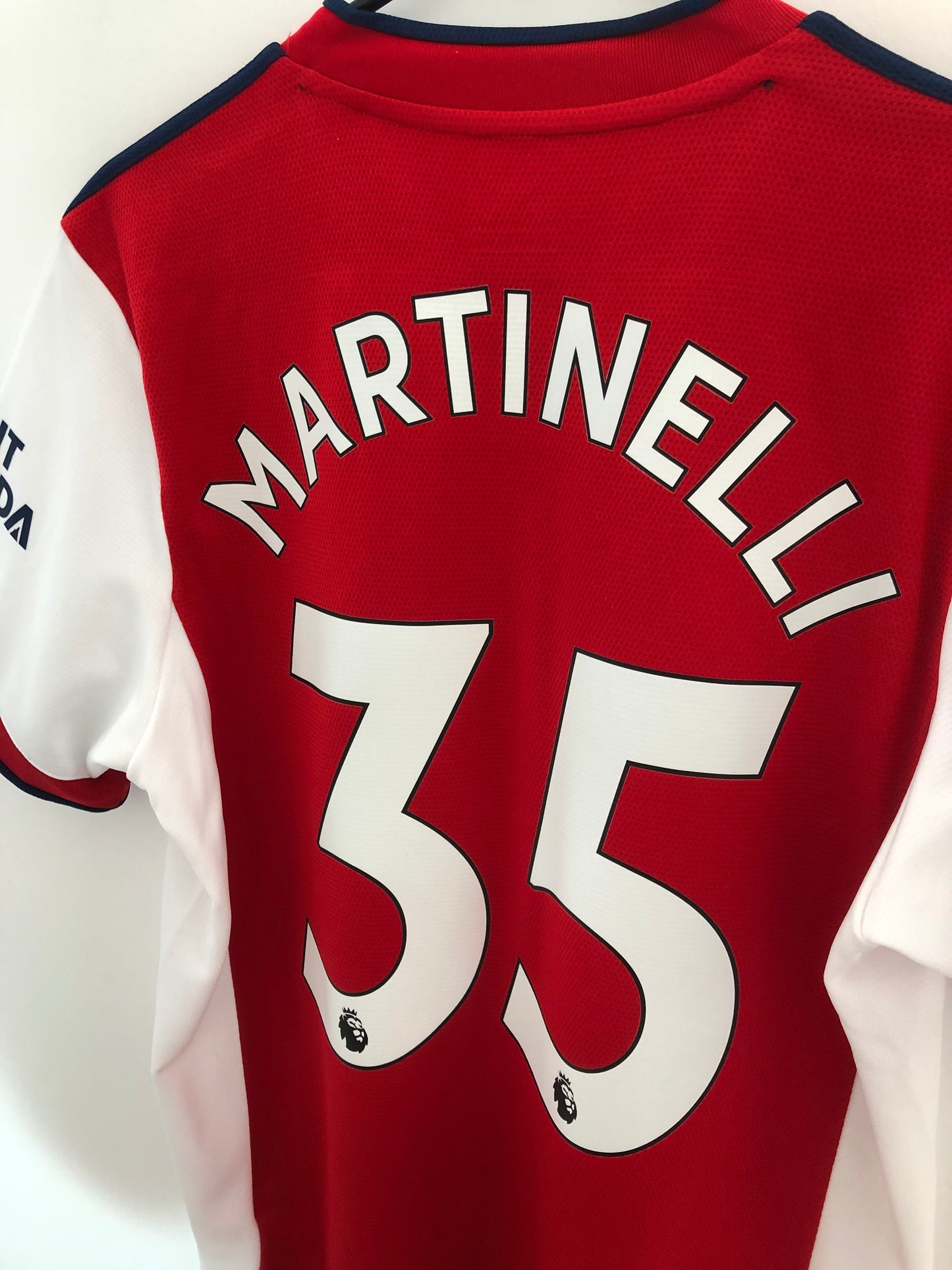 Martinelli #35 Arsenal 2021/22 Medium Home Football Shirt Adidas BNWT GM0217