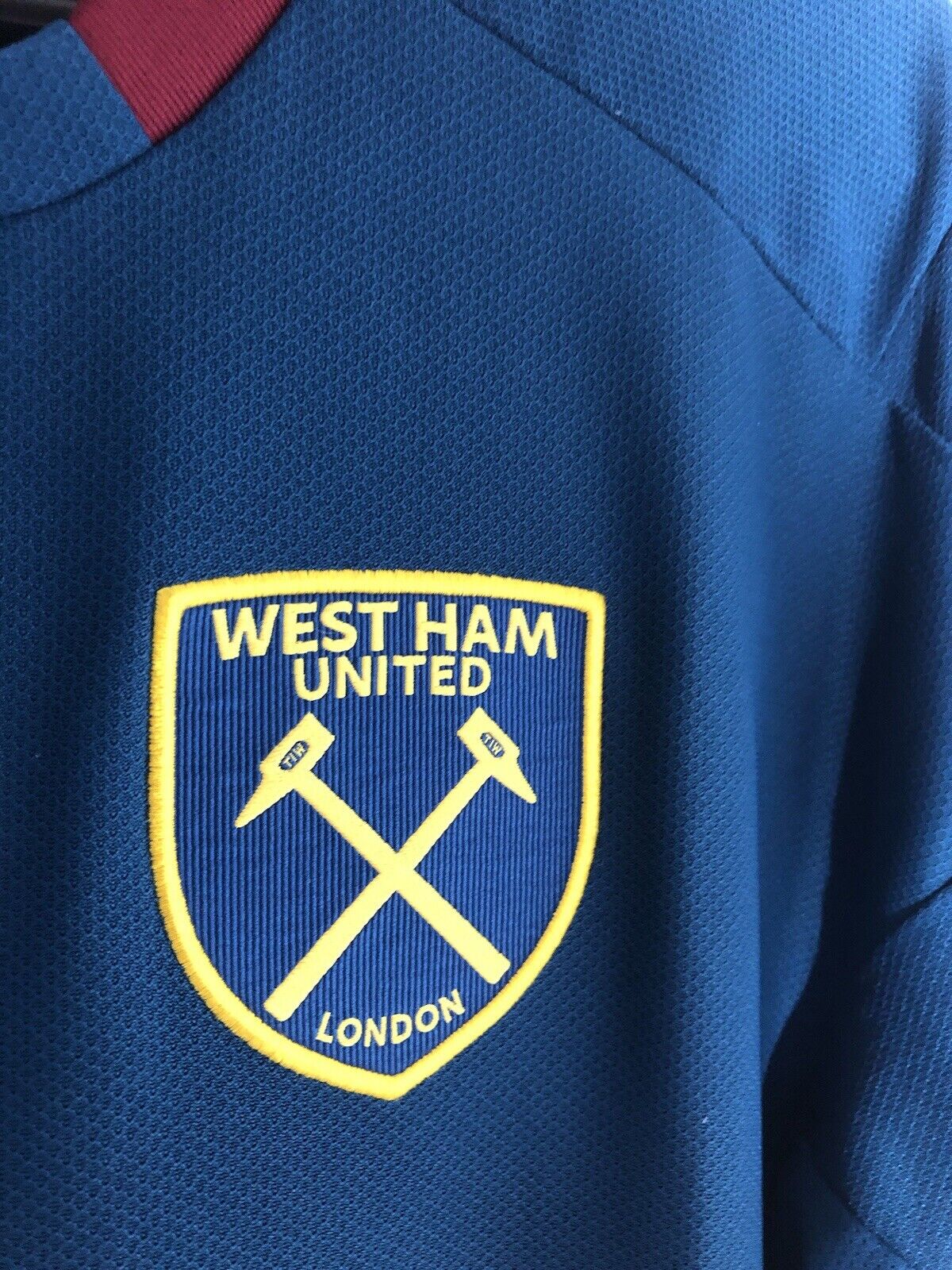 Noble 16 West Ham United 2018 19 Large 3rd Shirt Umbro Excellent Condition