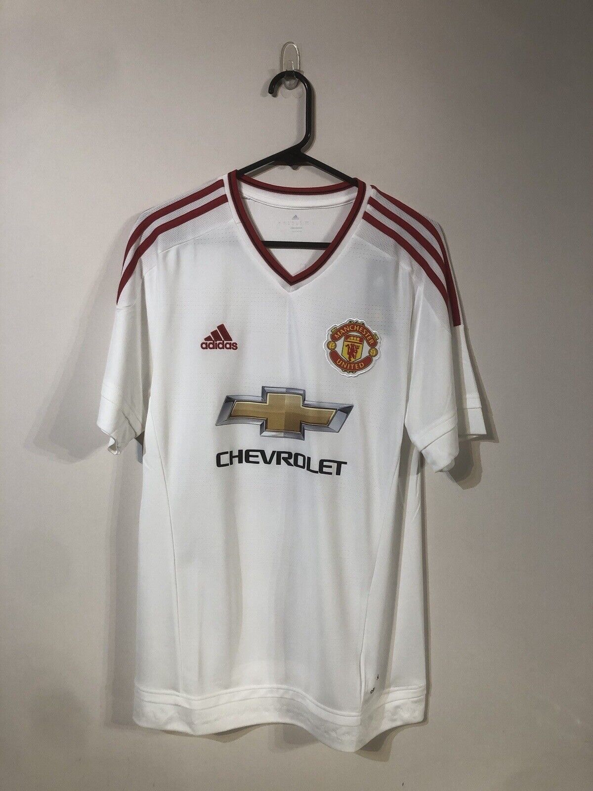 Smalling #12 Manchester United 2015/16 Away Euro Medium Football Shirt BNWT