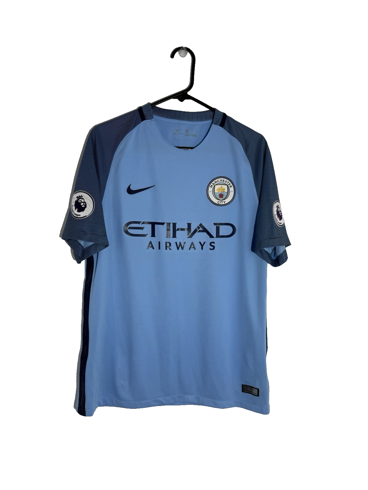 Manchester City Stones #24 2016/17 Medium Home Excellent Condition