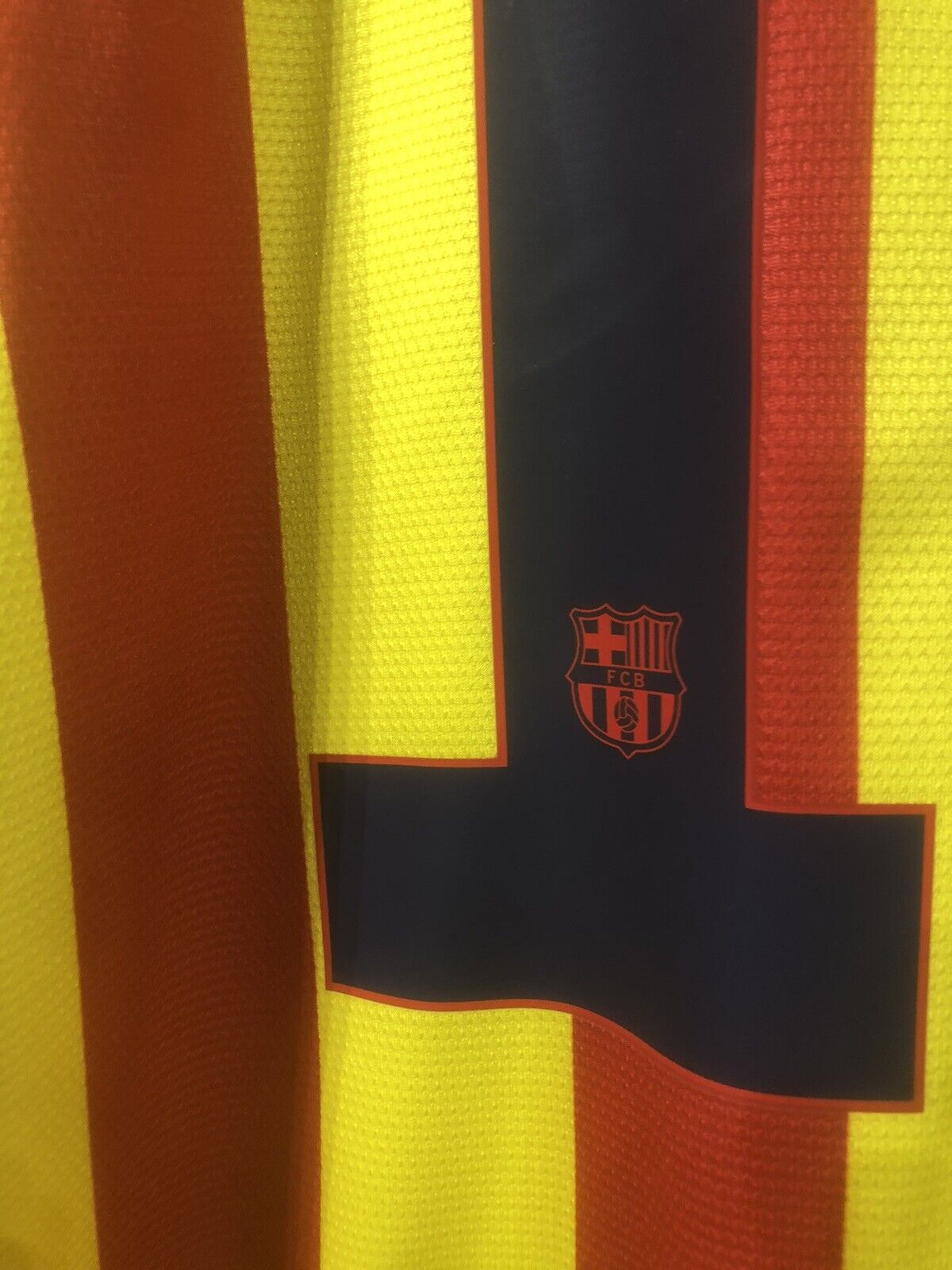 Messi 10 Barcelona 2013 14 Xl Away Shirt Excellent Condition 532823 703