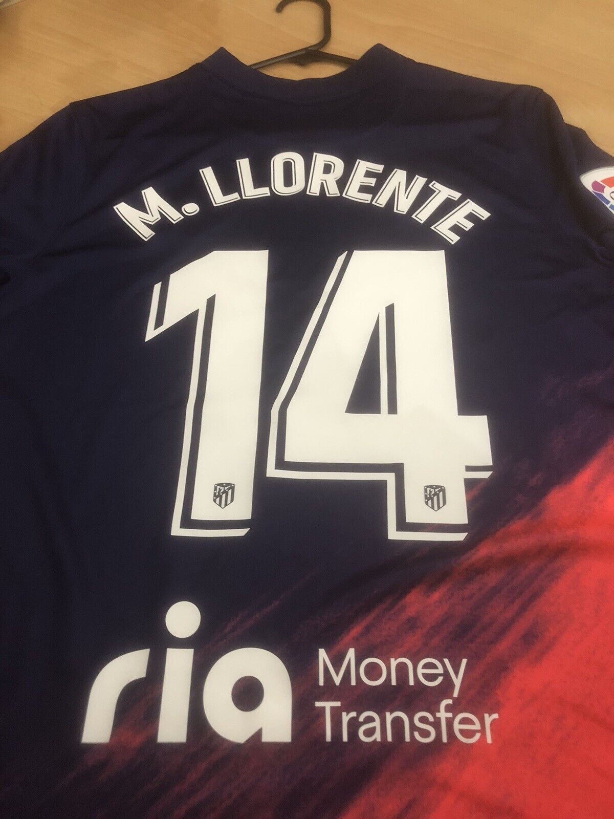 M Llorente 14 Atletico Madrid Large 2021 22 Away Excellent Condition CV7881 422