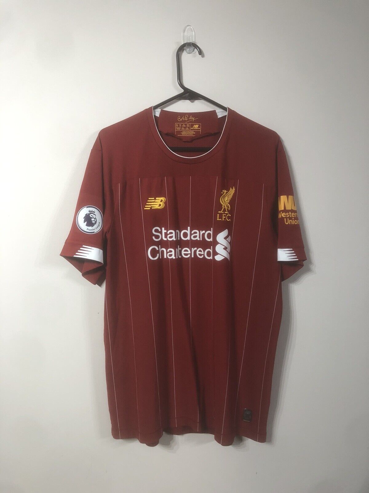 Firmino 9 Liverpool Xl 2019 20 Home New Balance Very Good Condition MT930000