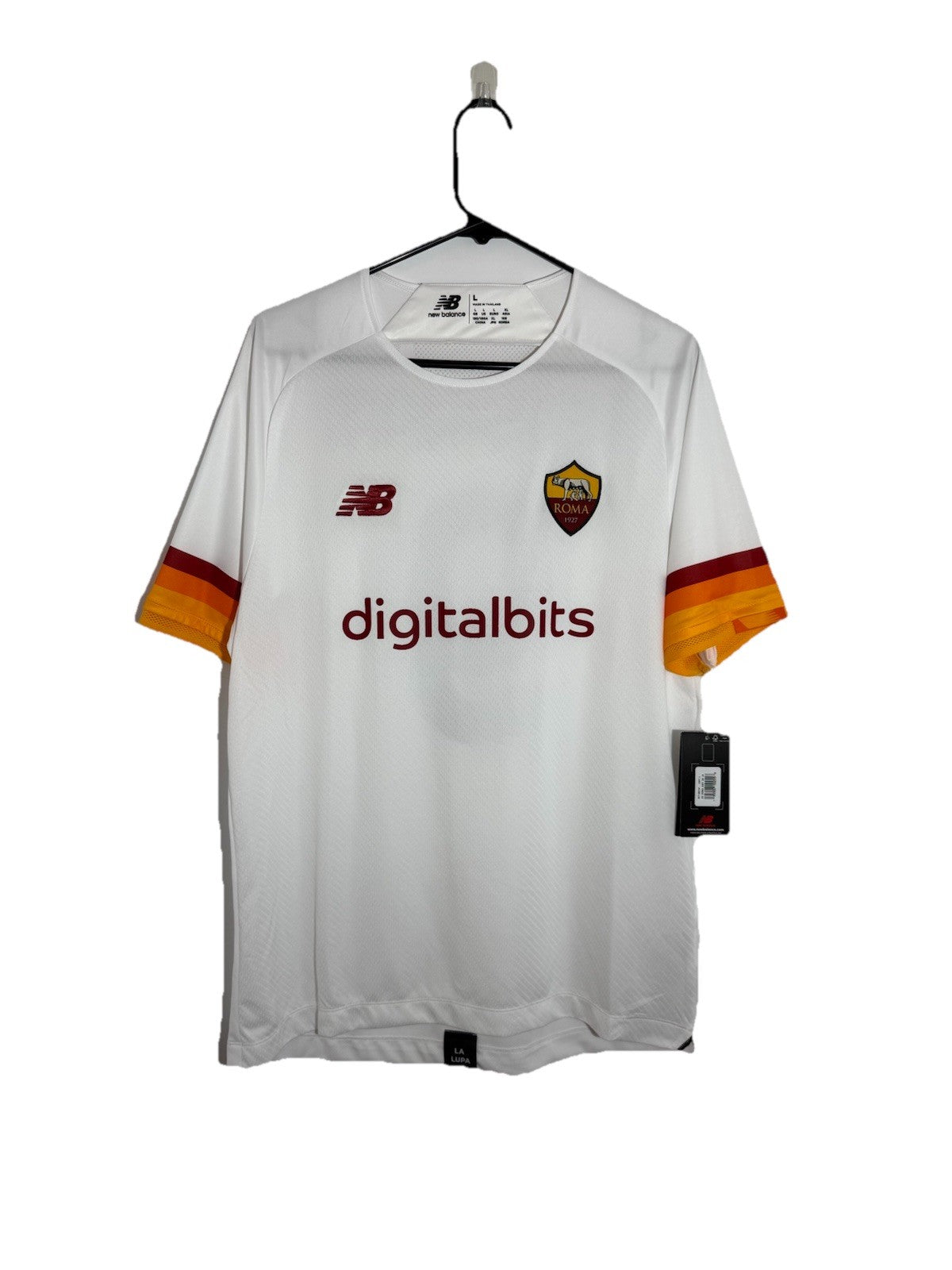 AS Roma Abraham #9 2021/22 Large Away Shirt New Balance BNWT MT130216