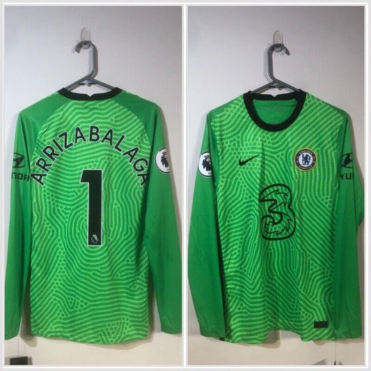 Arrizabalaga #1 Chelsea 2020/21 Home Medium Goalkeeper Shirt Nike BNWT