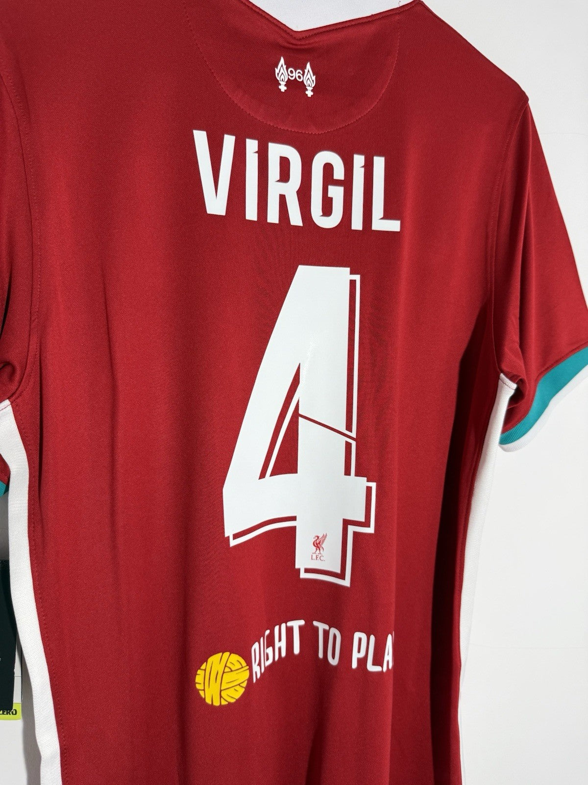 Liverpool Virgil #4 2020/21 Medium Home Shirt Nike BNWT CZ2636-687
