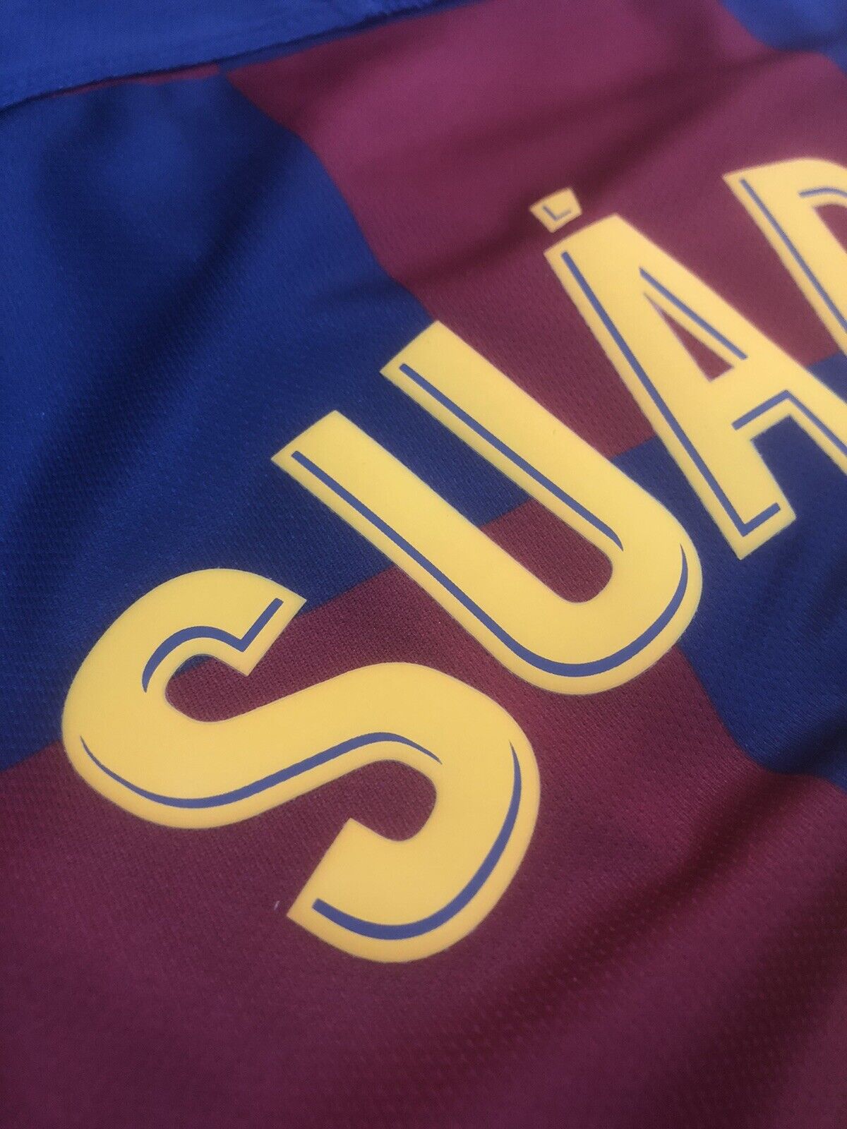 Suarez 9 Barcelona Xl 2019 20 Home Shirt Nike Excellent Condition  Aj5532 456
