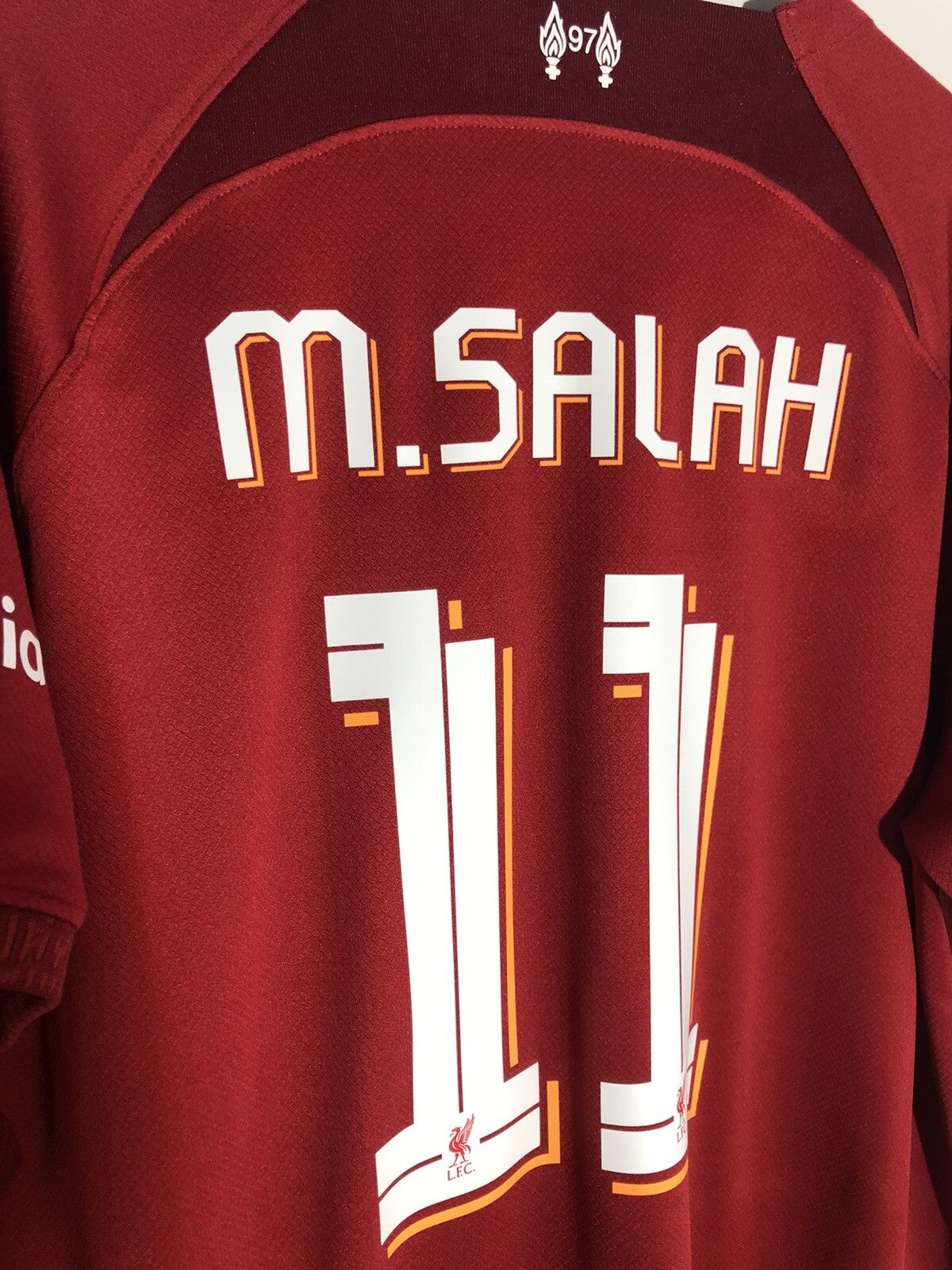 Liverpool M. Salah #11 2022/23 XL Home Shirt Nike Excellent Condition DM1843-609