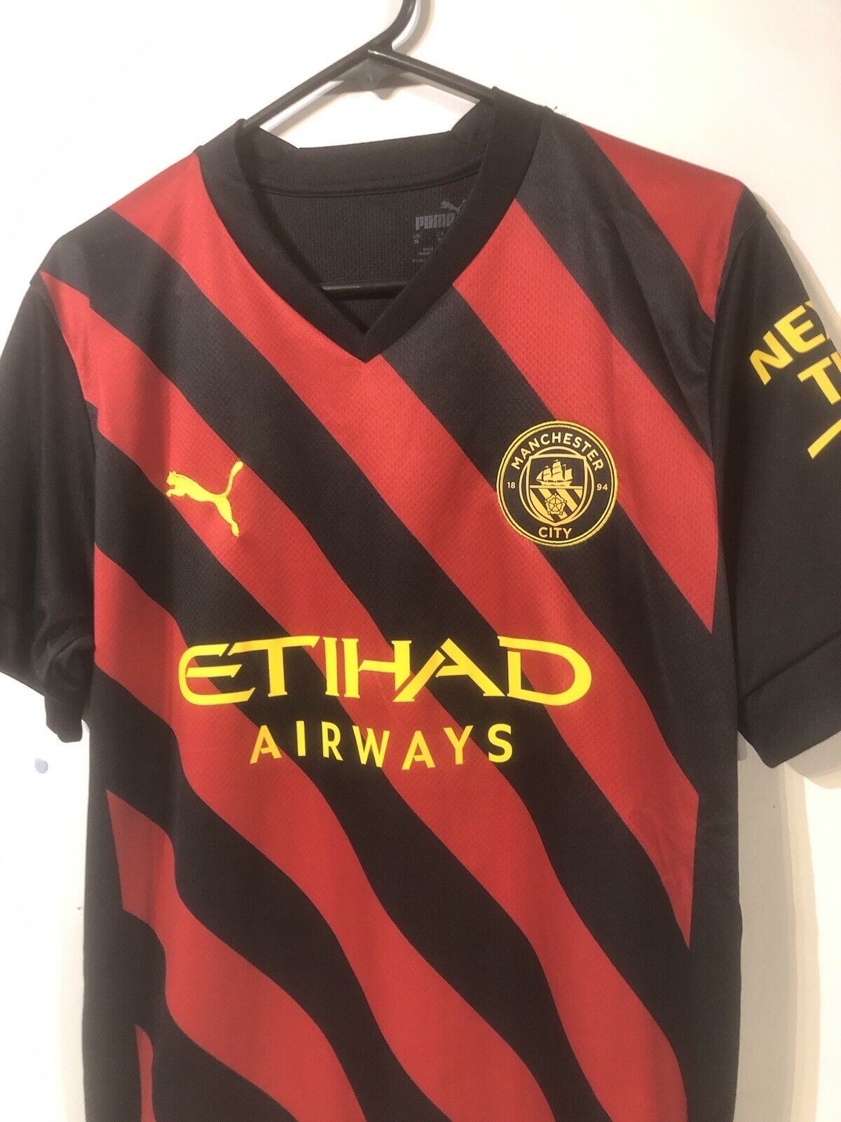 Haaland #9 Manchester City Treble 2022/23 Medium Away Shirt Excellent Condition