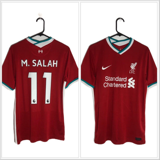 M Salah 11 Liverpool Medium 2020 21 Home Shirt Excellent Condition Cz2636 687