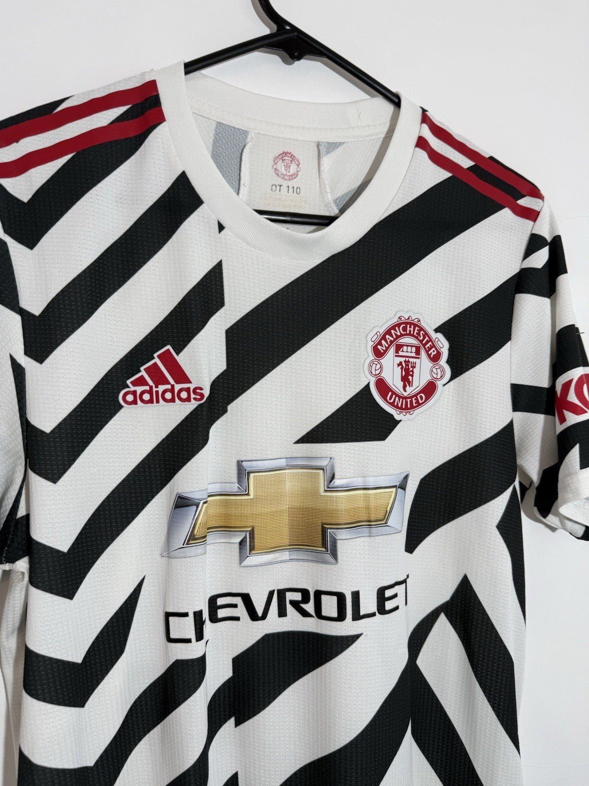 Man United Rashford #10 2020/21 Medium 3rd Authentic Very Good Condition FM4264