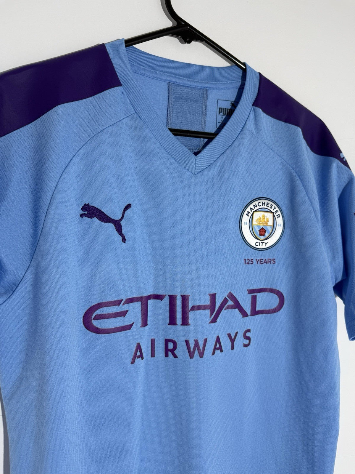 Manchester City Foden #47 2019/20 Medium (S) Home Excellent Condition 755586-01