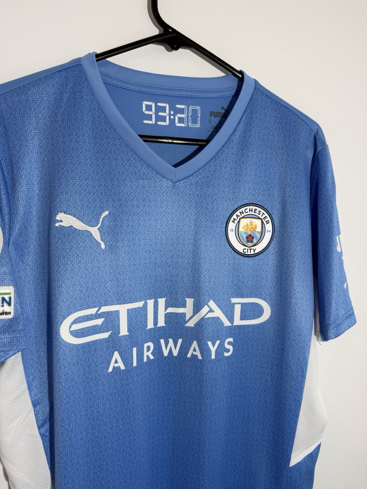 Manchester City Foden #47 2021/22 Medium Home CL Shirt BNWT 759202-01