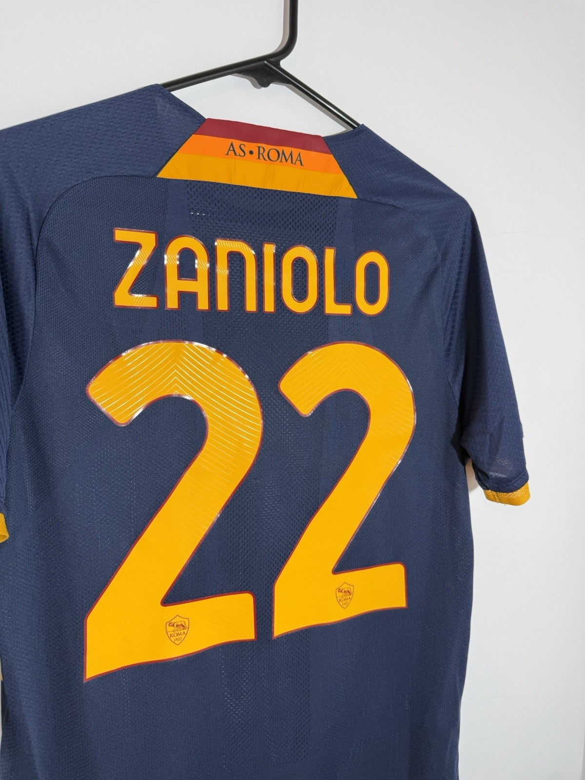 AS Roma Zaniolo #22 2021/22 Small 4th Shirt New Balance BNWT MT130253