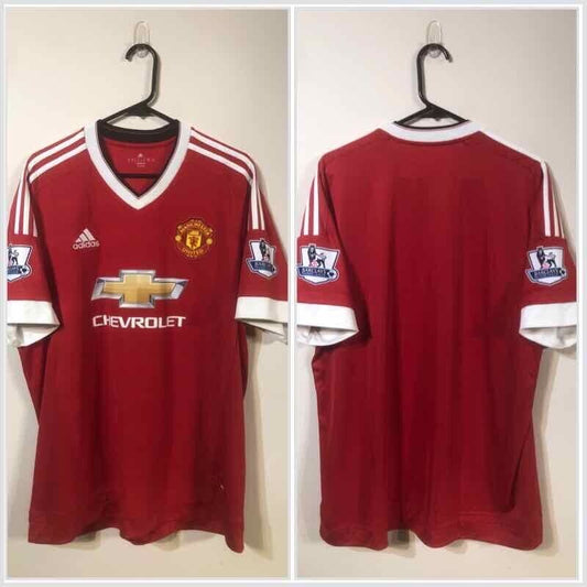 Manchester United Home X-Large 2015/16 Shirt Very Good Condition