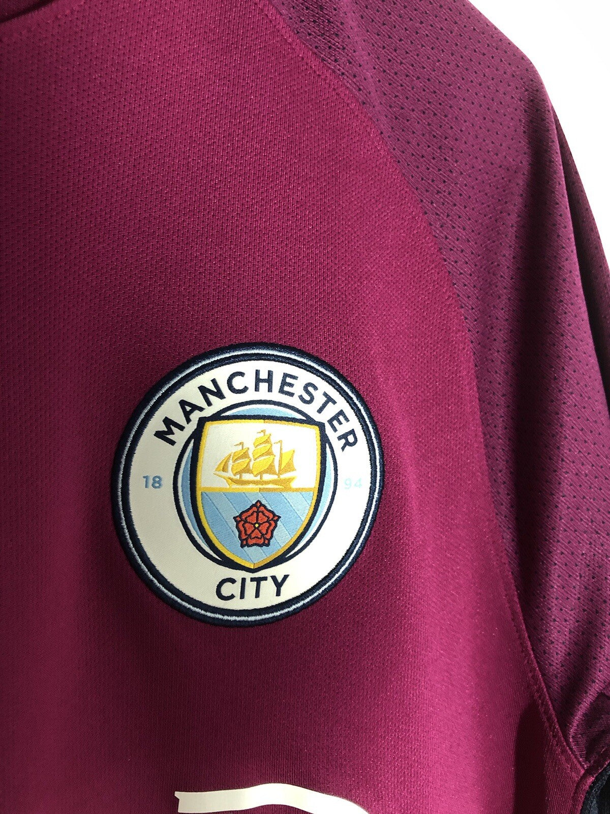 Manchester City Foden #47 2017/18 Medium Away Excellent Condition 847260-667