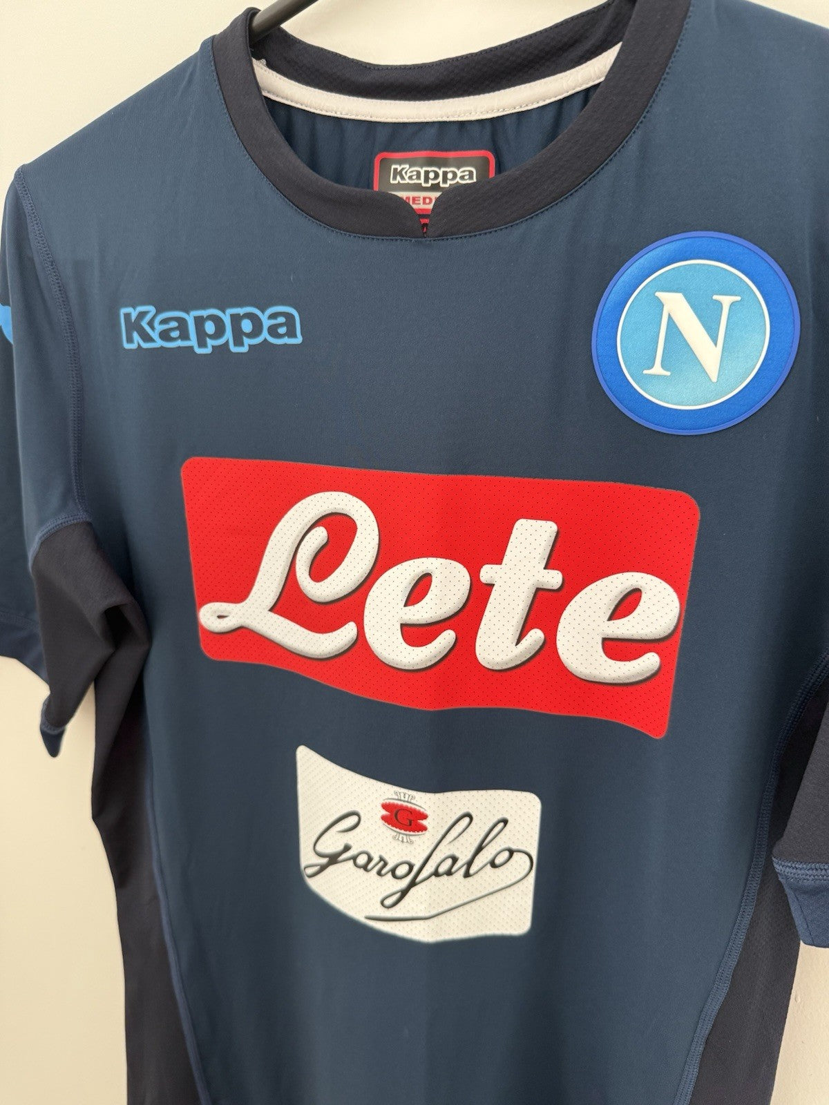 SSC Napoli Hamsik #17 2017/18 Medium 3rd Kappa Slim Shirt Excellent Condition