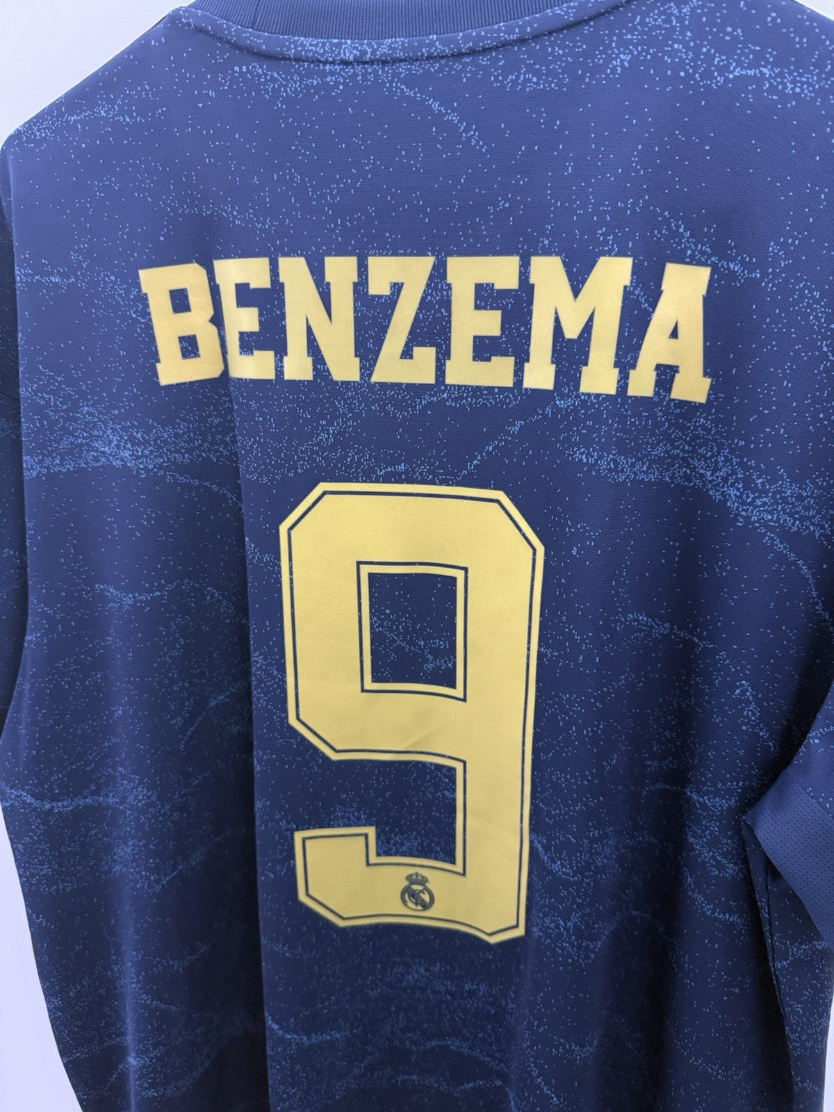 Real Madrid Benzema #9 2019/20 XL Away Shirt Excellent Condition FJ3151