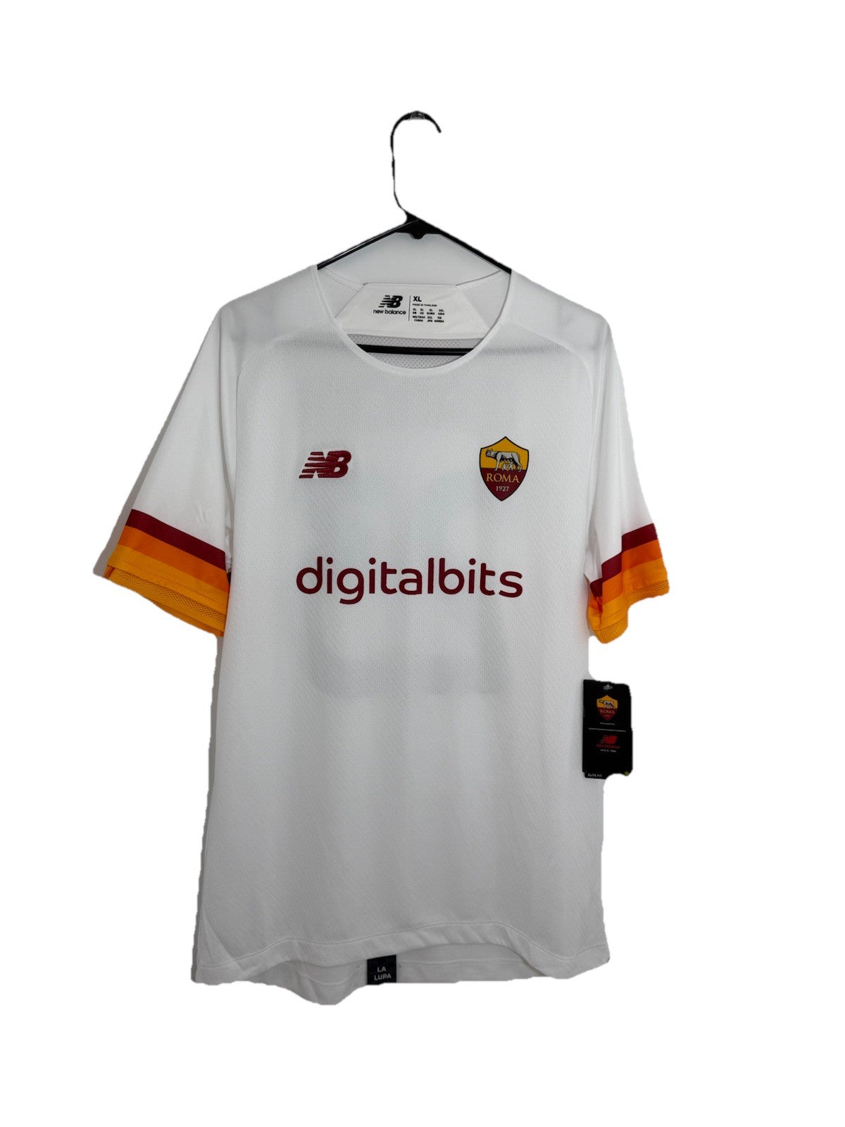 AS Roma Mancini #23 2021/22 XL Away Authentic Shirt New Balance BNWT MT130235