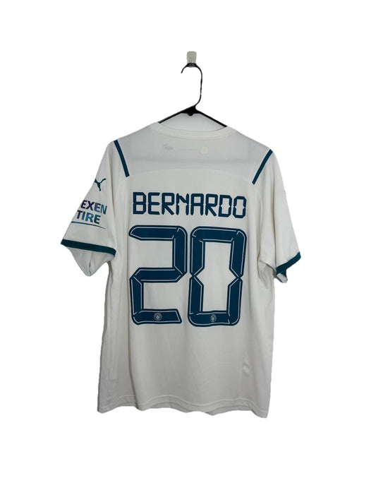 Manchester City Bernardo #20 2021/22 XL Away Shirt Excellent Condition 759211-02