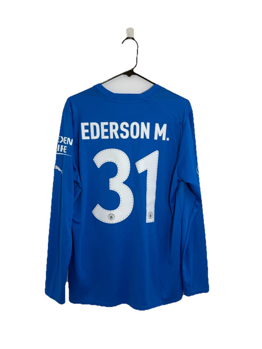 Manchester City Ederson #31 2022/23 Large Away Euro GK Shirt BNWT 765746-98
