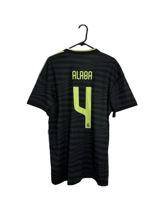 Real Madrid Alaba #4 2022/23 3rd XL Football Shirt Adidas BNWT HI1656