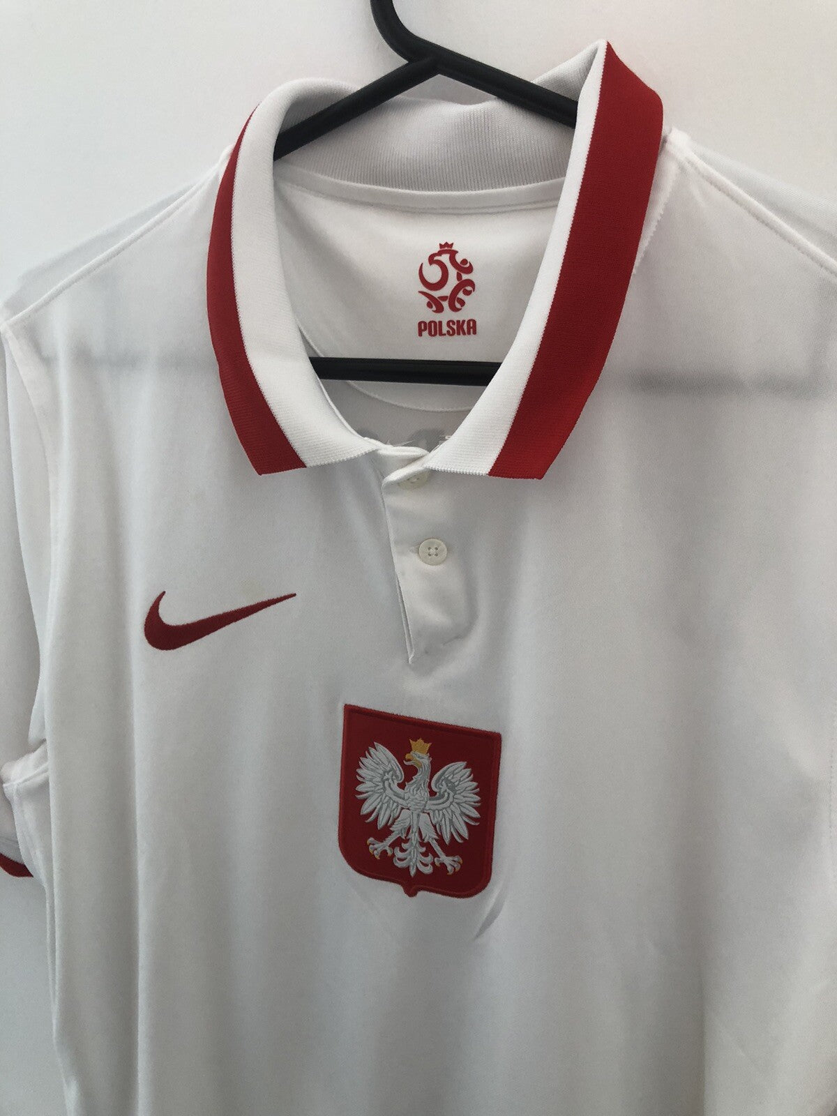 Poland Lewandowski #9 2020 Medium Home Shirt Excellent Condition CD0722-100