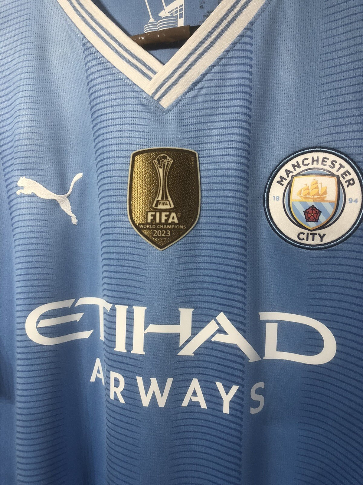 Manchester City Haaland #9 2023/24 XL Home Shirt Excellent Condition 770438-01