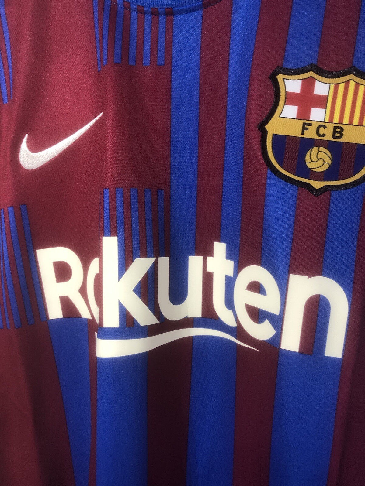 Barcelona Pedri #16 2021/22 Medium Europa League Home Shirt BNWT CV7891-428