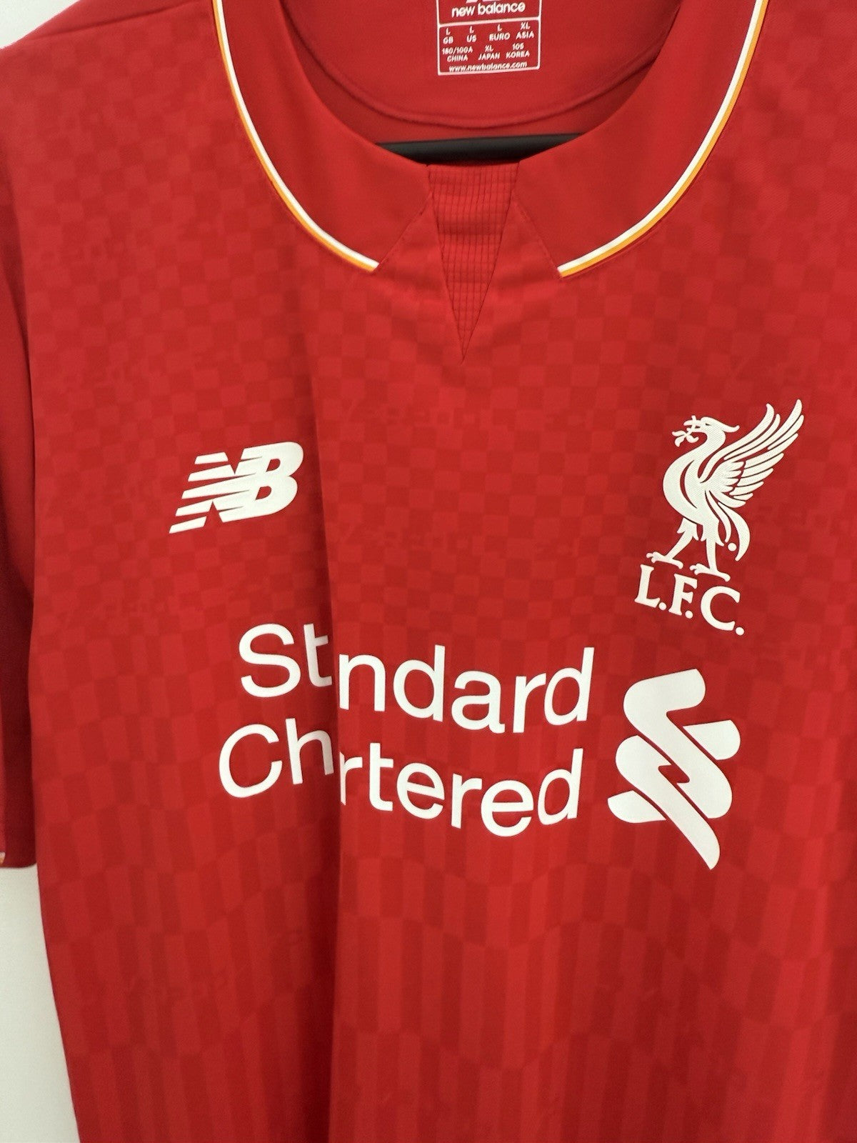 Liverpool Allen #24 2015/16 Large Home Shirt Excellent Condition WSTM542