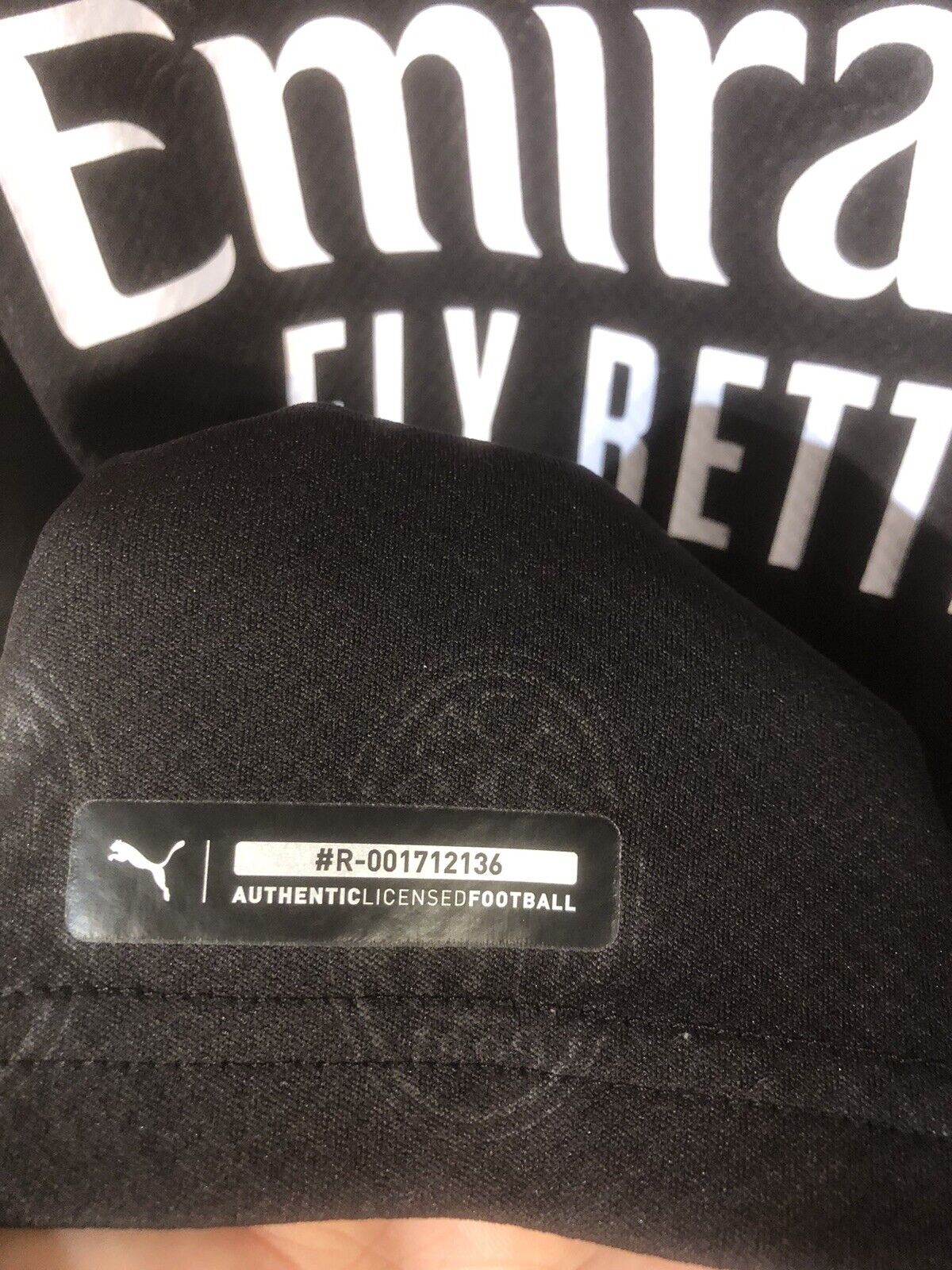 R. Leao #17 AC Milan Medium 2021/22 3rd Football Shirt Puma Excellent Condition