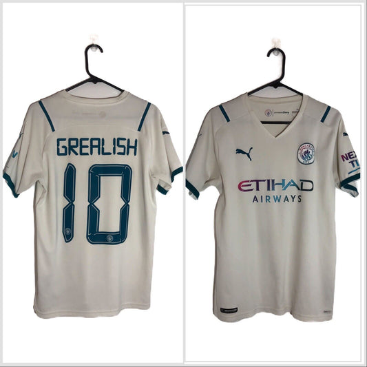 Grealish 10 Manchester City 2021 22 Medium Away Excellent Condition 759211 02