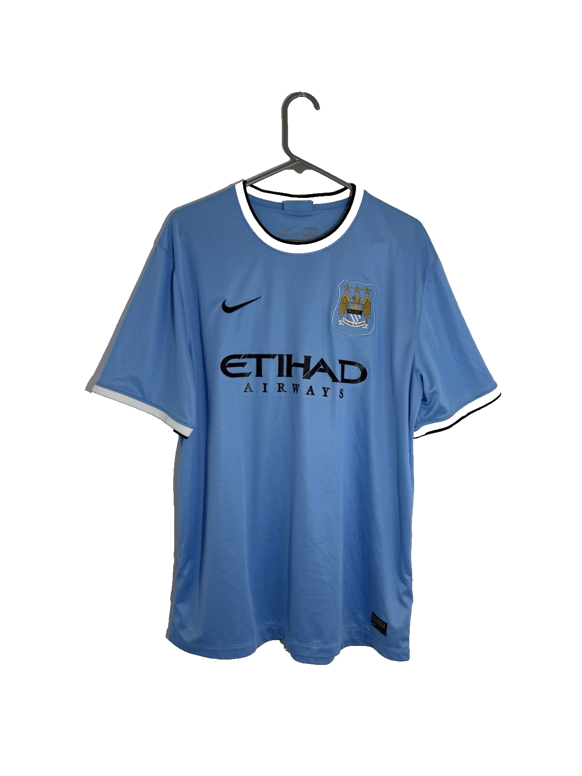 Manchester City Milner #7 2013/14 XL Home Excellent Condition 574863-489