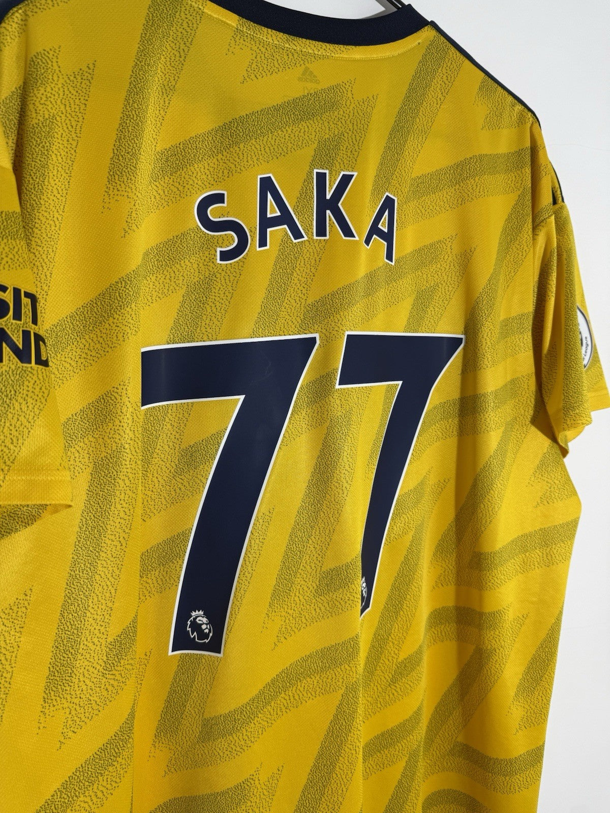 Arsenal Saka #77 2019/20 2XL Away Shirt Excellent Condition EH5635