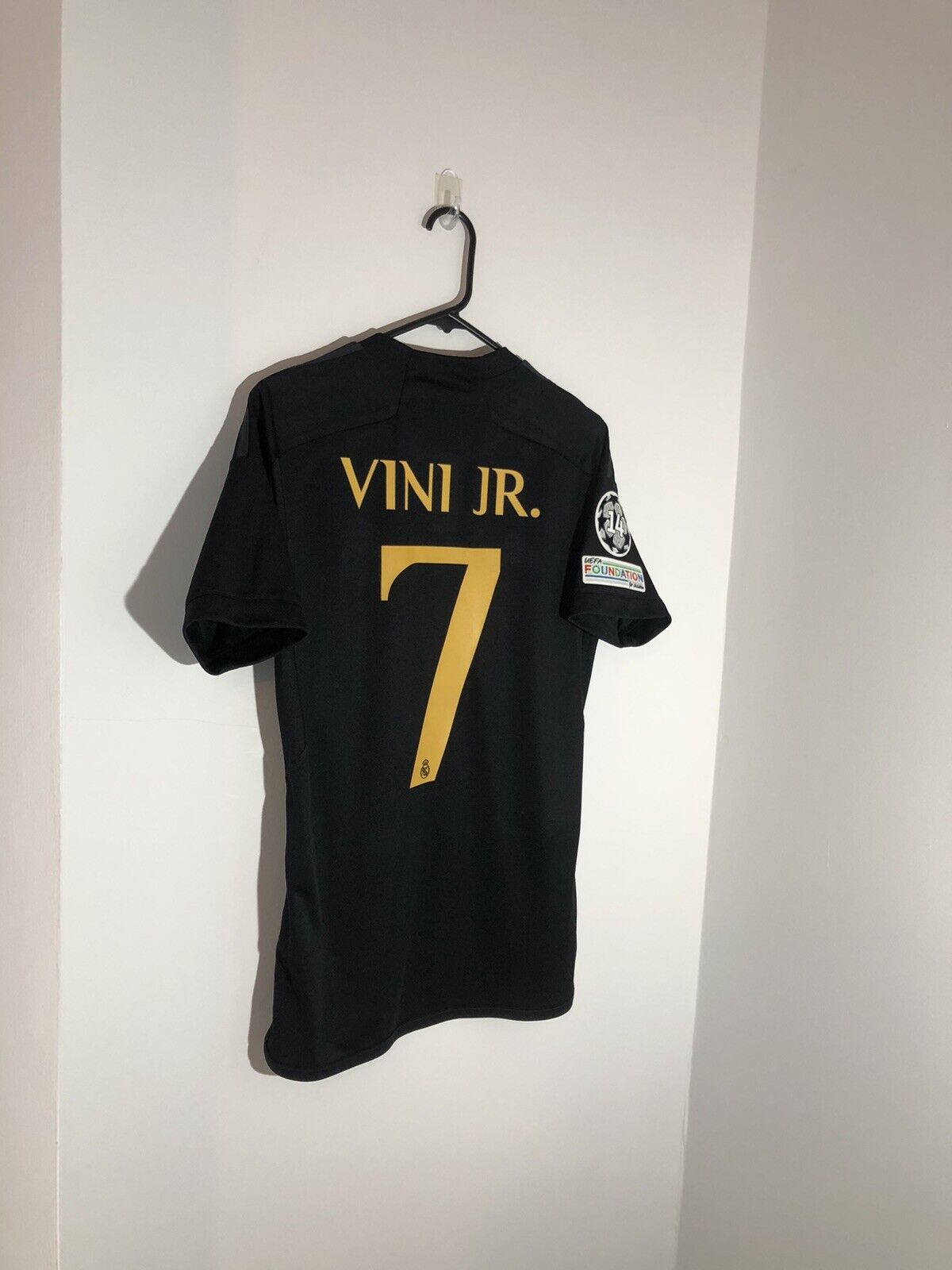 Vini Jr #7 Real Madrid 2023/24 3rd Small Cl Shirt Excellent Condition IN9846