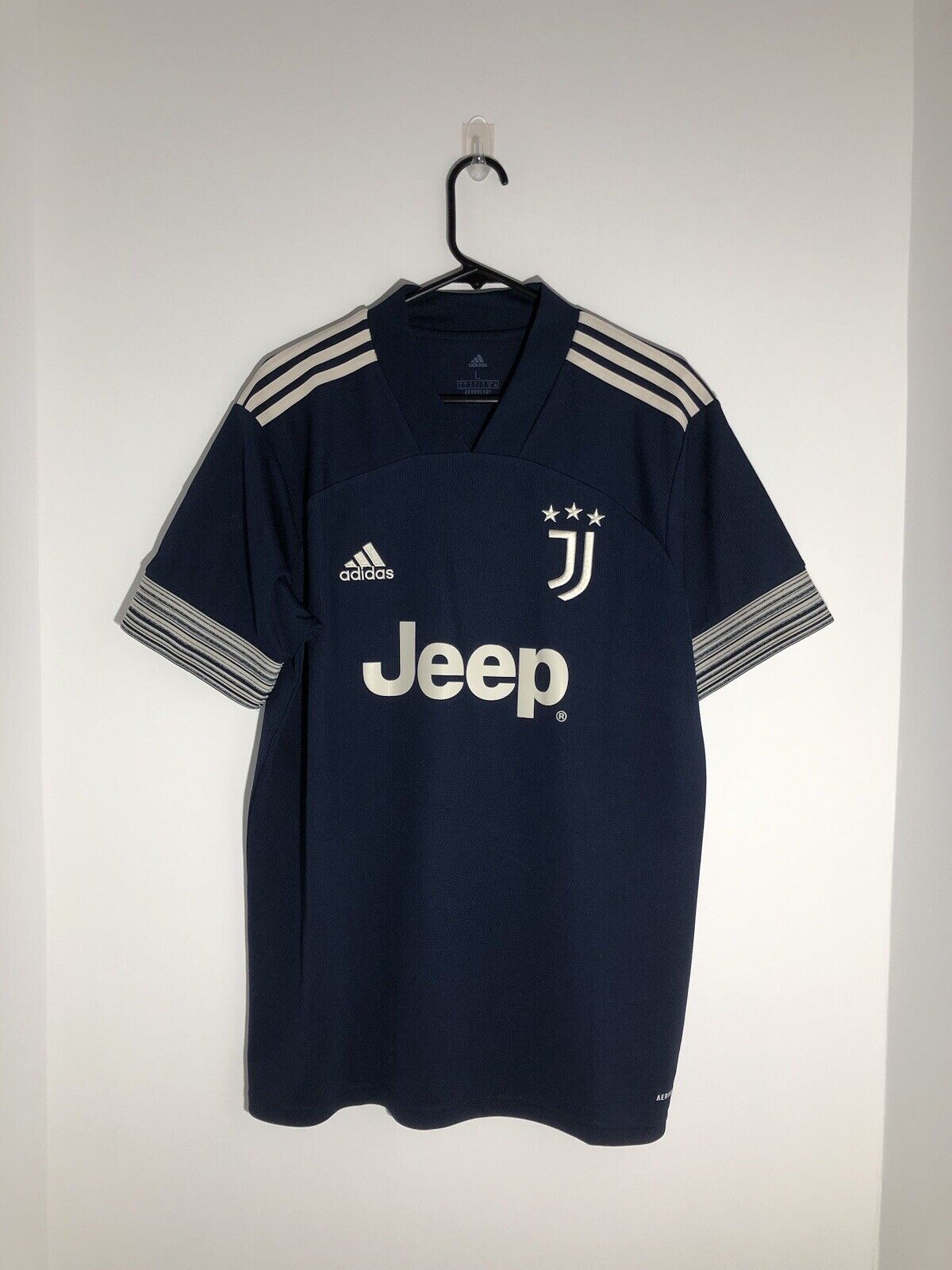 De Ligt 4 Juventus 2020 21 Large Away Shirt Adidas Excellent Condition Gc9087