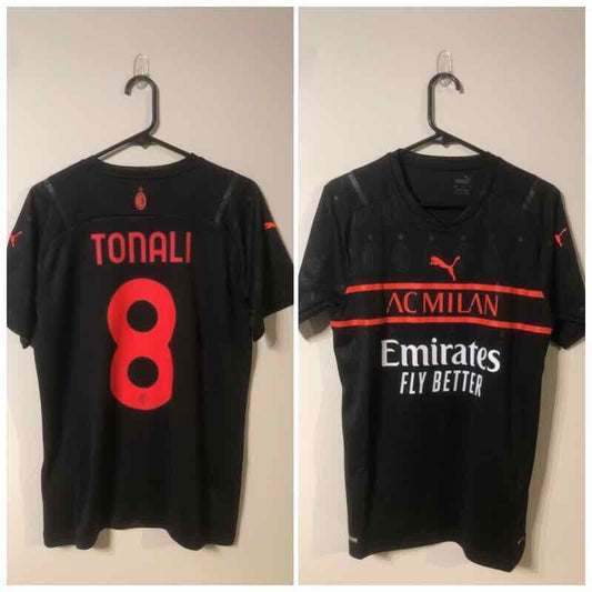 Tonali #8 AC Milan Medium 2021/22 3rd Football Shirt Jersey Puma BNWT