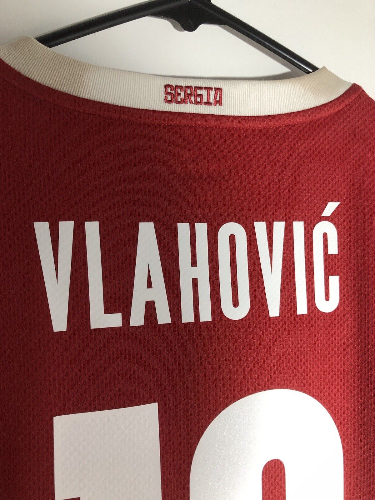 Vlahovic 18 Serbia 2020 21 Large Home Shirt Puma Excellent Condition 756515 01
