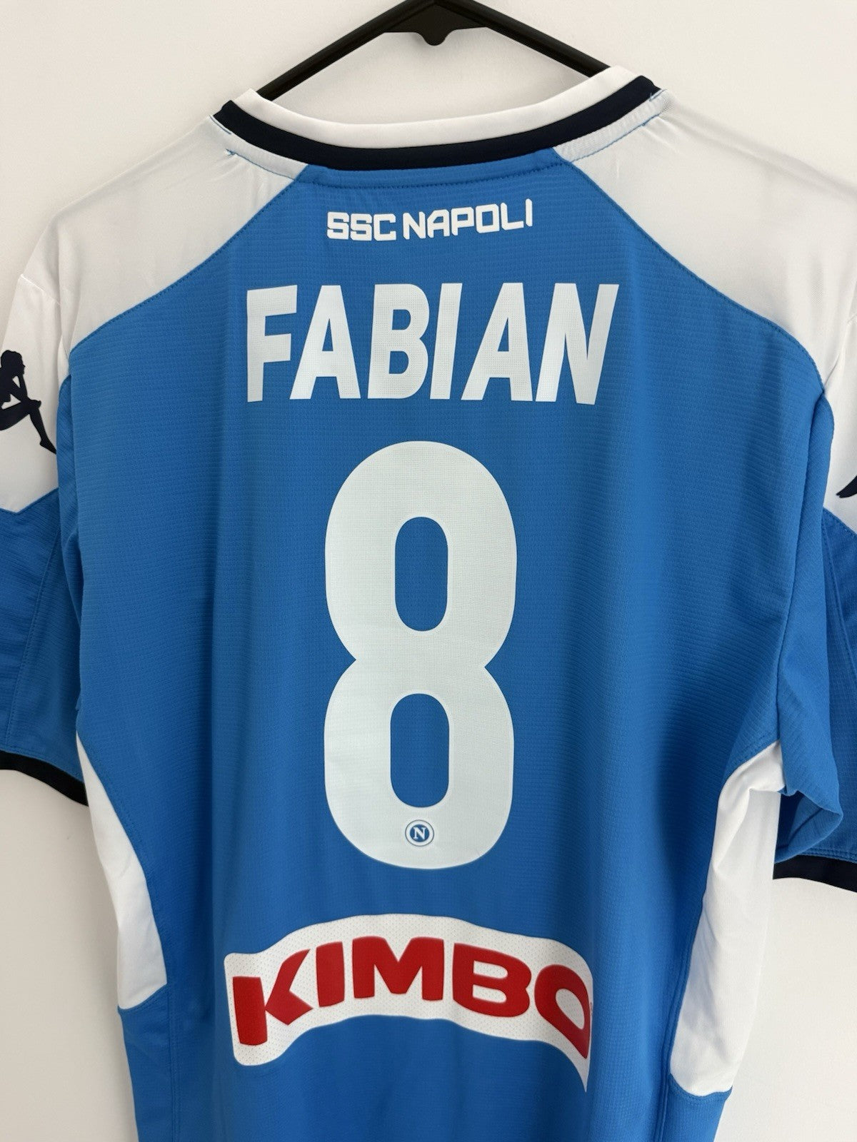 Napoli Fabian #8 2019/20 Kappa XL Slim Home Shirt BNWT 304NW80