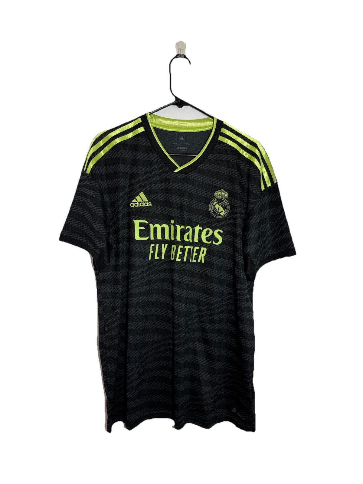 Real Madrid Vini Jr #20 2022/23 3rd Large Shirt Adidas BNWT HI1656