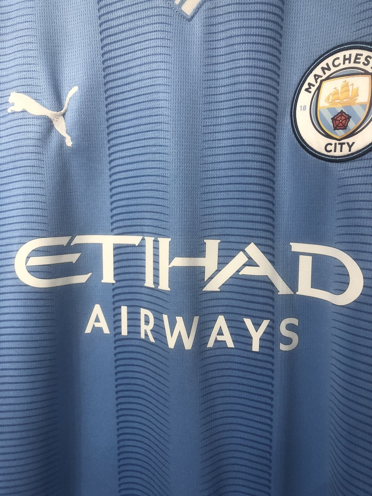 Manchester City Stones #5 2023/24 Medium Home Excellent Condition 770438-01