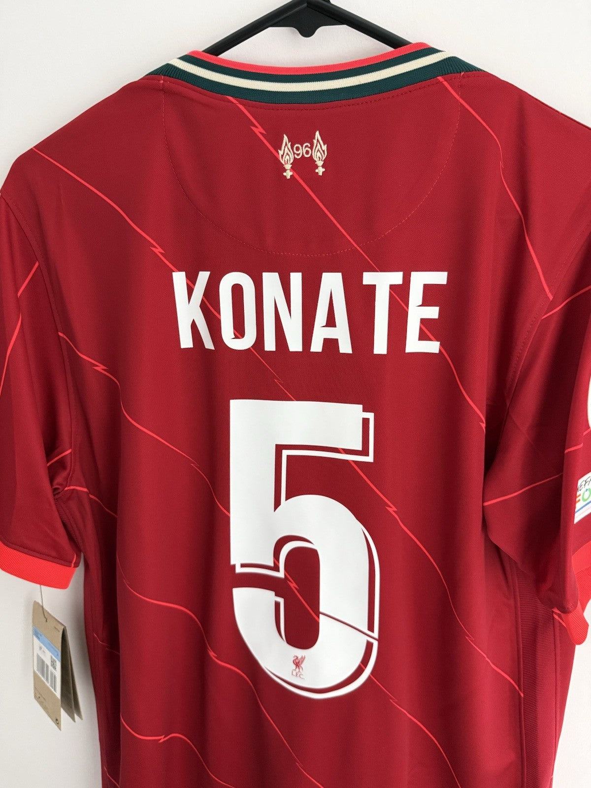Liverpool Konate #5 2021/22 Medium Home Shirt Nike BNWT DB2560-688