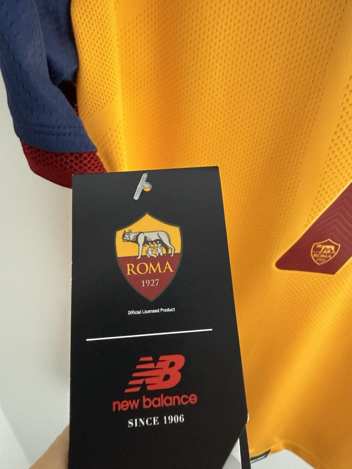 AS Roma Pellegrini #7 2021/22 XL EC 3rd Shirt New Balance BNWT MT130222
