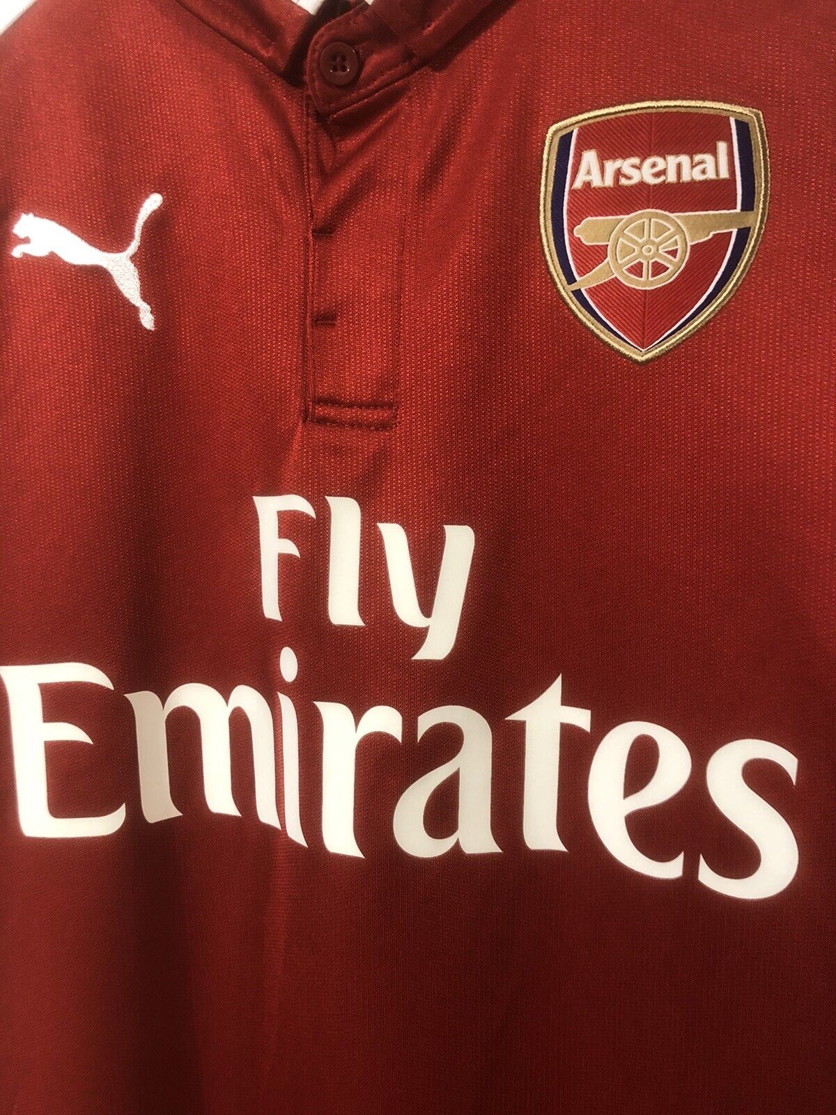 Nketiah #62 Arsenal 2017/18 Small Home Shirt Very Good Condition 751509