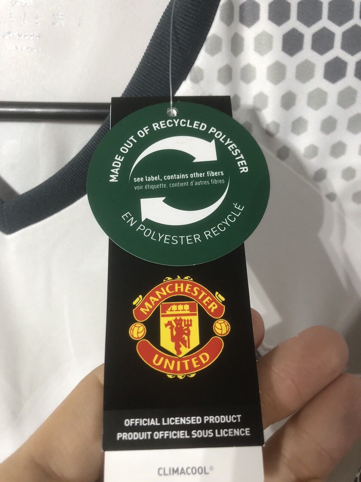 Carrick #16 Manchester United 2016/17 Medium 3rd Football Shirt BNWT AI6690